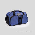 Bolsa de gimnasia de lienzo azul